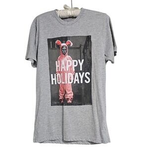 Christmas T-Shirt A Christmas‎ Story Gray & Pink Ralphie Bunny Suit Size M EUC